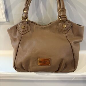 Marc By Marc Jacobs Classic Q Fran Satchel Taupe Womens Shoulder Bag